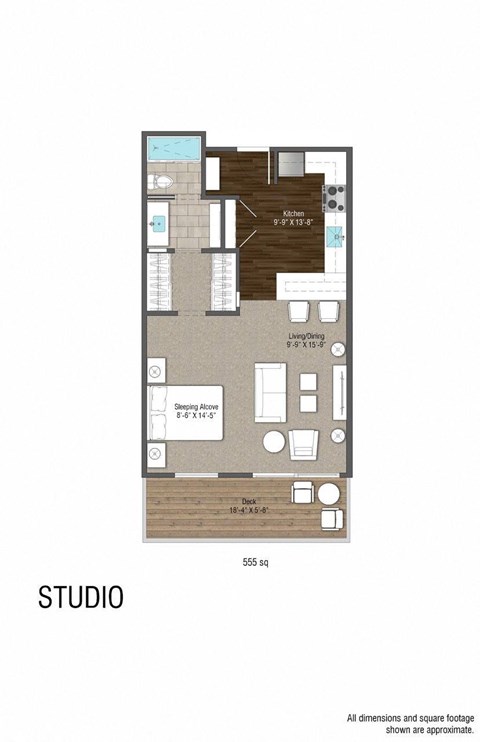 Studio Floor Plan G
